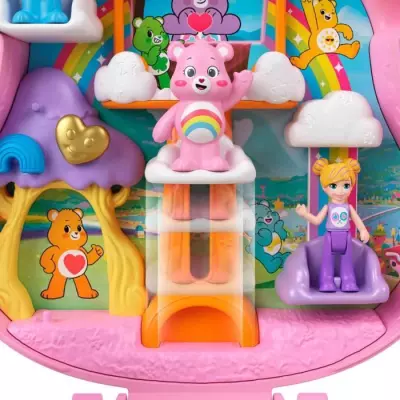 Coffret Polly Pocket Les Bisounours - Figurines et Accessoires Coffret Polly Pocket Les Bisounours - Figurines et Accessoires