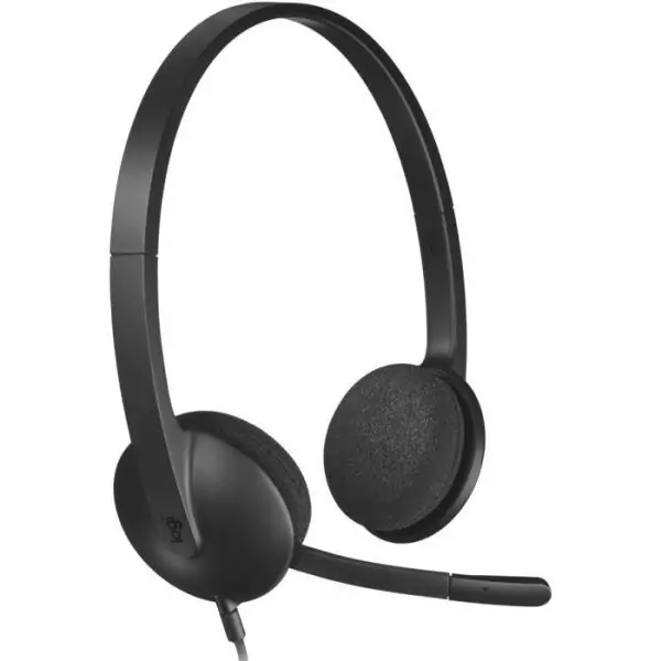 Casque - Filaire - Logitech - H340 - USB - Anti-parasite - Noir
