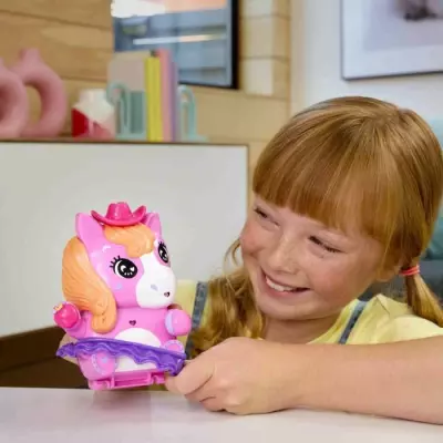 Polly Pocket Coffret Poney Rodéo - Jouet De Voyage Compact Polly Pocket Coffret Poney Rodéo - Jouet De Voyage Compact