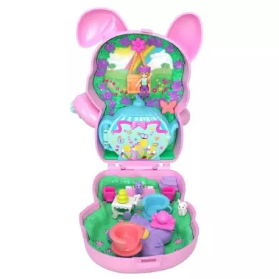 Coffret Polly Pocket Jardin Lapin l'heure du thé - Jouet de Voyage Coffret Polly Pocket Jardin Lapin l'heure du thé - Jouet de Voyage