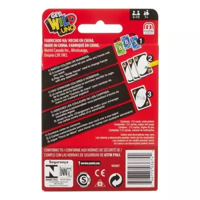 Jeu de Cartes Uno Mattel Games - Pour Toute la Famille!