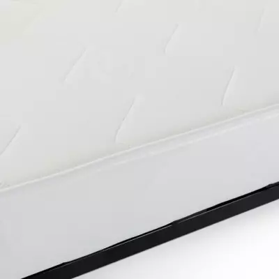 Canapé clic clac 3 places gris - Matelas 17 cm - MEGAN