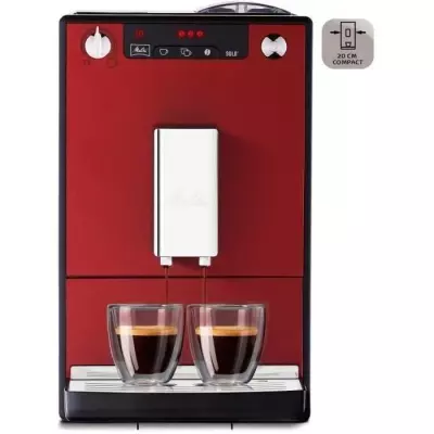 Machine à Café broyeur à Grain MELITTA Solo - Rouge Chili - Compact et Performant Machine à Café broyeur à Grain MELITTA Solo - Rouge Chili - Compact et Performant