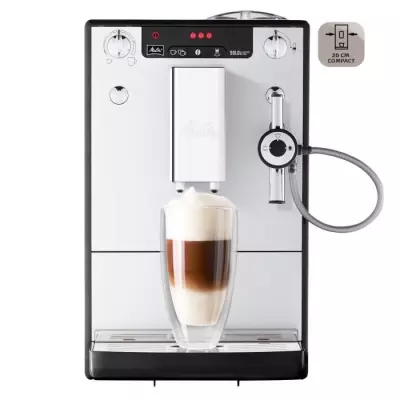 Machine à café expresso Melitta Solo & Perfect Milk E957-203 - Argent