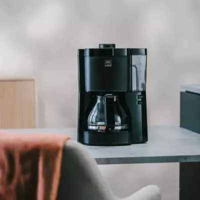 Cafetière Melitta Look V Glass 1025-02 - Design Noir