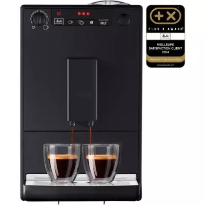 Machine à Café MELOITTA Solo - Pure Black - Expresso Broyeur Machine à Café MELOITTA Solo - Pure Black - Expresso Broyeur
