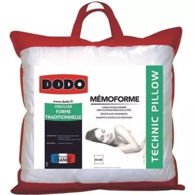 Oreiller Mémoire de Forme Memoforme - Confort 60x60 cm Oreiller Mémoire de Forme Memoforme - Confort 60x60 cm