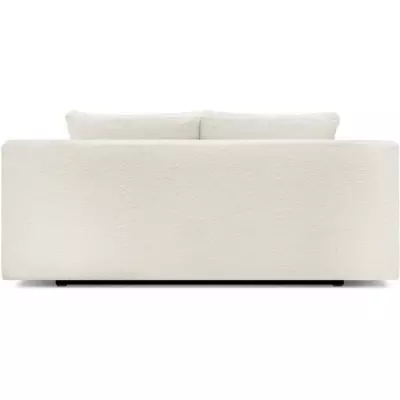 Banquette convertible 3 places MIKA beige - Coffre de rangement - Responsable Oeko-Tex