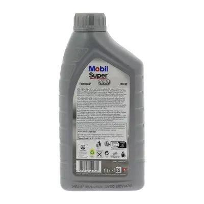 Booster vos performances avec l'additif MOBIL Super 3000 Formula-P - Synthétique 0W30 1L