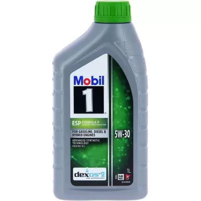 Bidon huile de moteur MOBIL1 - 5W30 ESP Formula P - 1L - 4 saisons