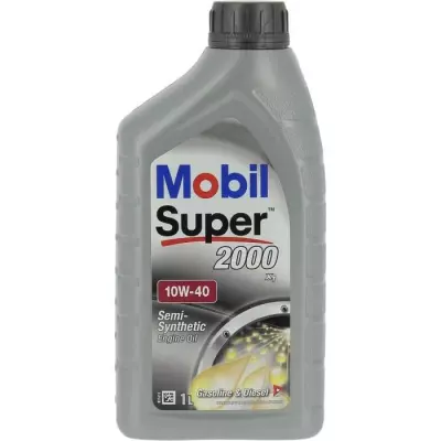Bidon d'huile de moteur MOBIL S2000 10W40 - 1 L - 4 saisons