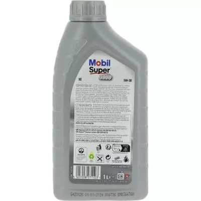 Bidon huile moteur Mobil S3000 5W30 XE - 1L - Performances 4 saisons