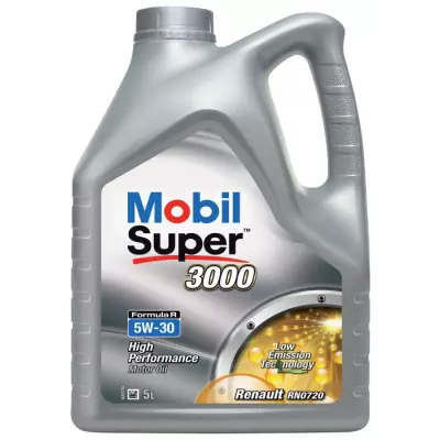 Huile-Additif MOBIL SUPER 3000 Formula-R - Synthetique / 5W30 / 5L