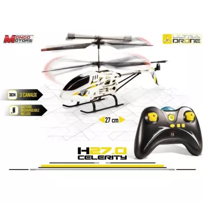 Hélicoptère télécommandé Ultradrone H27 Celerity - 27cm de long