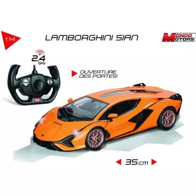 Véhicule radiocommandé Lamborghini Sian 1:14 avec effets lumineux