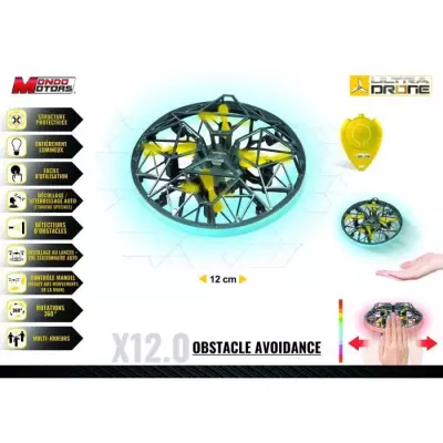 Drone radiocommandé avec capteurs d'obstacles - Ultradrone X12