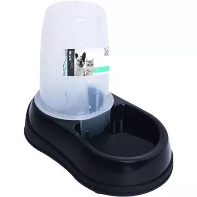 Distributeur d'eau pour chat et chien - 1500ml - Noir