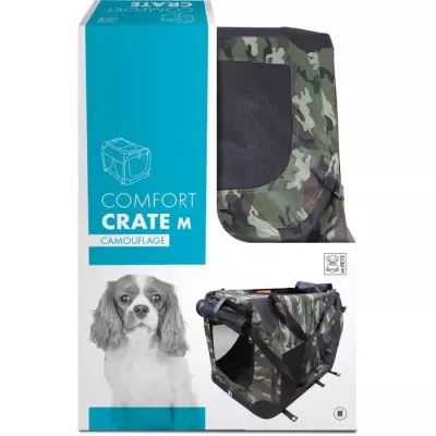 Caisse de transport pliable M PETS - Camouflage