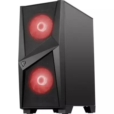 Étui PC MSI MAG Forge 100M - Noir - Verre trempé - ATX