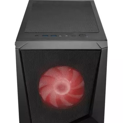 Étui PC MSI MAG Forge 100M - Noir - Verre trempé - ATX