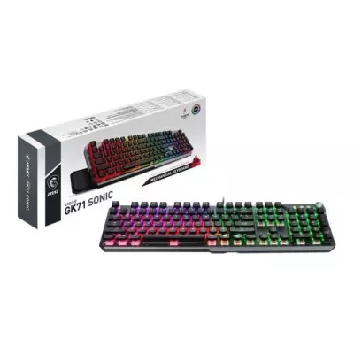 Clavier gamer mécanique MSI Vigor GK71 Sonic Red - Performant et compact