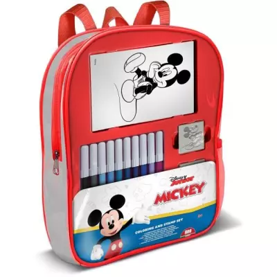 Sac à dos garni Mickey avec 4 tampons - MULTIPRINT