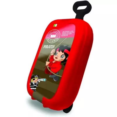 Trolley MULTIPRINT Pirates - 7 tampons, 5 crayons, 18 feutres