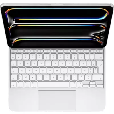 Clavier pour iPad Pro 11 pouces - Magic Keyboard Blanc (M4)
