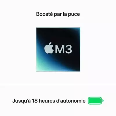 Apple MacBook Air M3 (2024) - RAM 16Go - 512Go - Minuit • ORDINATEUR PORTABLE