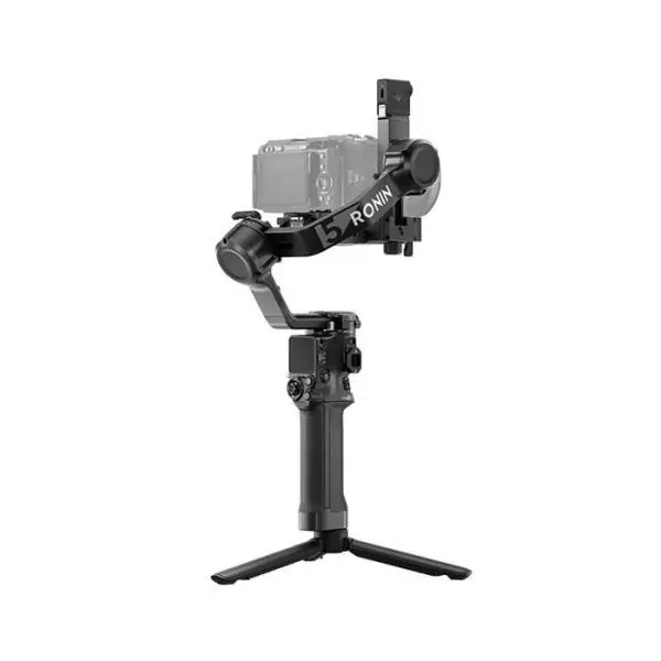 Stabilisateur caméra - DJI - RS 5 - Bluetooth - Rotation continue a 360° - Ecran tactile - Noir