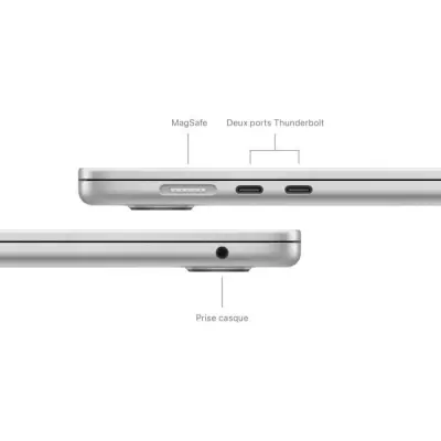 Apple MacBook Air M3 (2024) - RAM 16Go - 512Go Argent • Ultra-fin et performant