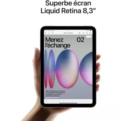iPad mini (2024) - 8.3'' Bleu - 256 Go - WiFi + Cellular