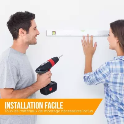 Support Mural TV NANOOK Inclinable pour écrans 19-43'' - Fixation Orientable