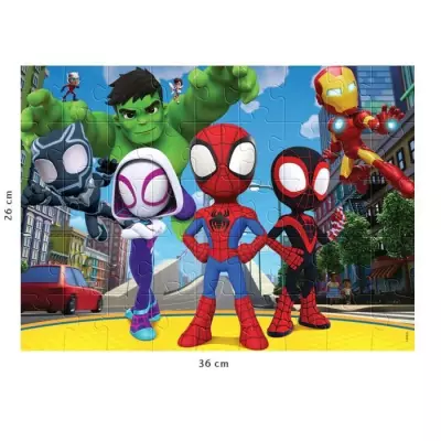 Puzzle Spidey et ses amis 45 pièces - NATHAN - A partir de 5 ans