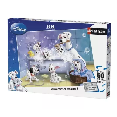 Puzzle 60 p - Disney Les 101 Dalmatiens - Vie Blanche