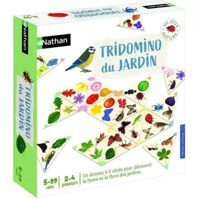 Jeux d'apprentissage - Tridomino Du Jardin: Amusez-vous en apprenant!