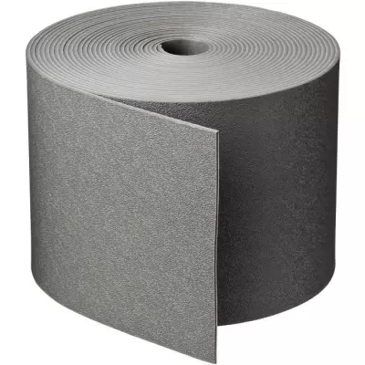 Bordure de jardin NATURE Gris 3mm PE recyclé 15x10m - 10 Ancres - H26,7 x 1,9 x 1,8 cm