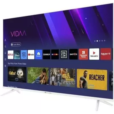 TV LED UHD QLED - CONTINENTAL EDISON - CELED43SVQLB26B7 - 43“ (108 cm) - 3xHDMI, 2xUSB - Blanc