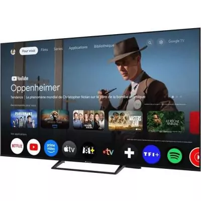 CONTINENTAL EDISON - CELED75SVQLD26B6 - TV QLED UHD 4K 75'' (189 cm) - SMART GOOGLE - 3xHDMI - 2xUSB