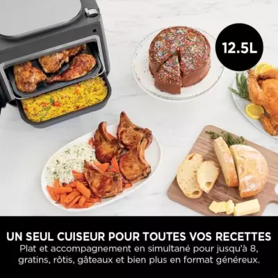 Combi Multicuiseur Ninja 12-en-1 - Sans huile - Gris