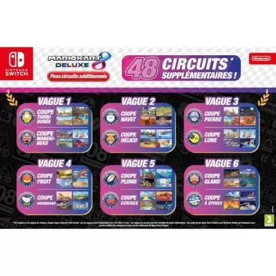 Extension de circuits pour Mario Kart 8 Deluxe Nintendo Switch