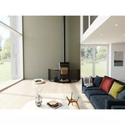 Barrière Pare-feu pliable avec portillon - sécurité cheminée/poêle