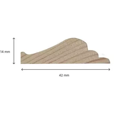 Encadrement Mouluré Nordlinger Pro 80 x 60 cm - FSC 100%