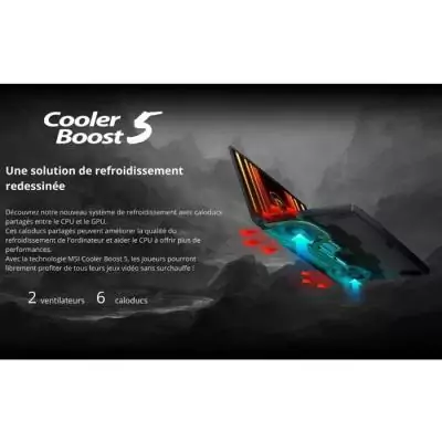 PC Portable Gamer: MSI Katana 17 HX - 17.3QHD 240Hz - i7 14650HX - RTX5070 - 32Go DDR5 - 512Go SS