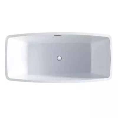 Baignoire ilot OCEANIC Stellã - Blanc - Dimensions compactes