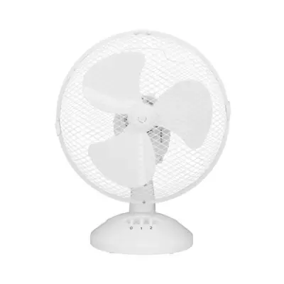 Ventilateur de table OCEANIC - Puissant et Compact - Blanc