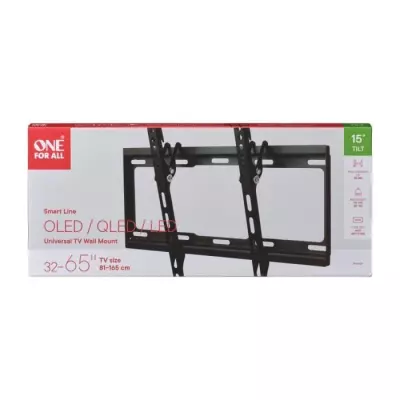 Support mural inclinable pour TV 32-65'' (81-165cm) - Noir