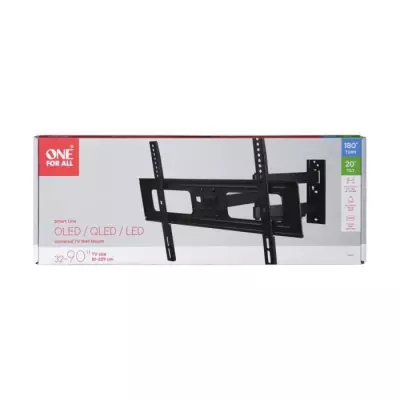 FIXATION TV - Support mural inclinable et orientable 180° pour TV 81-229cm