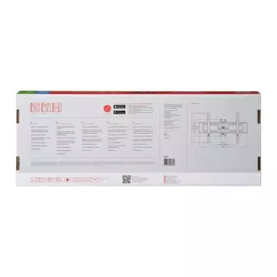 FIXATION TV - Support mural inclinable et orientable 180° pour TV 81-229cm
