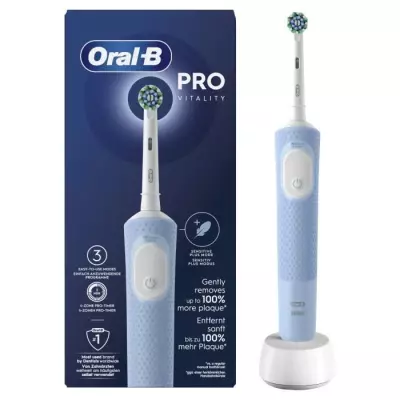 Brosse à dents électrique ORAL-B Vitality Pro - Bleue - 3 modes de brossage